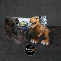 DINOSAURIO A PILA DP11 LANZA BOLAS (MOV LUZ Y SONIDO) (CAJA 24x20CM) (A0492)