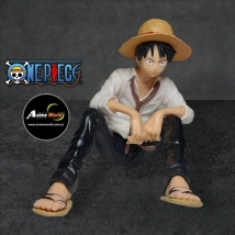 ONE PIECE LUFFY SENTADO #2 (12CM APROX) (F0839)