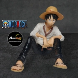 ONE PIECE LUFFY SENTADO #2 (12CM APROX) (F0839)