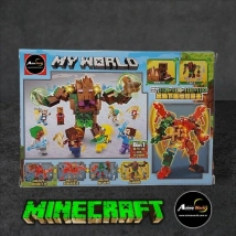 MINI BLOQUE MG1132-3 MINECRAFT (L0670)