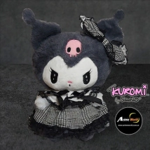 PELUCHE KUROMI CON VESTIDO IMPORTADO #4 (28CM APROX) (P1182)
