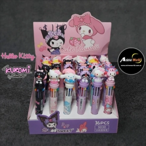 LAPICERA KITTY-KUROMI (10 COLORES EN UNO) (A0516)