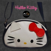 CARTERA MORRAL IMPORTADO HELLO KITTY #1 ECOCUERO (20X13CM APROX) (M0062)