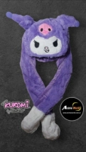 GORRO PELUCHE LEVANTA OREJAS KITTY-KUROMI #5 (60CM APROX) (P1199)
