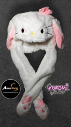 GORRO PELUCHE LEVANTA OREJAS KITTY-KUROMI #8 (60CM APROX) (P1202)