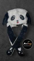 GORRO PELUCHE LEVANTA OREJAS OSO PANDA (60CM APROX) (P1204)