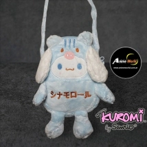 CARTERA PELUCHE KUROMI CINNAMOROLL #1 (25CM APROX) (P1248)