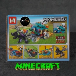 BLOQUE GENERICO - MG656C MINECRAFT 4EN1 (19x14CM) (L0738)