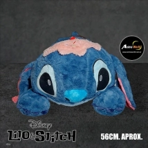 PELUCHE STITCH PREMIUM - STITCH AZUL ACOSTADO #1 (56CM APROX) (P1331)