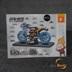 BLOQUE GENERICO SEMBO714535 BKMOTO FAMOUS CAR (30x22CM) (L0797)