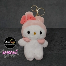 PELUCHE LLAVERO PREMIUM - KUROMI #2 (17CM APROX) (P1340)