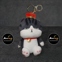 PELUCHE LLAVERO PREMIUM - GATO EMPERADOR #1 (14CM APROX) (P1341)