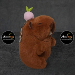 PELUCHE LLAVERO PREMIUM - CARPINCHO-CAPIBARA GLOBO #2 (15CM APROX) (P1348)