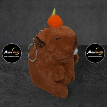 PELUCHE LLAVERO PREMIUM - CARPINCHO-CAPIBARA GLOBO #3 (15CM APROX) (P1349)
