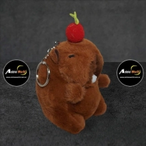 PELUCHE LLAVERO PREMIUM - CARPINCHO-CAPIBARA GLOBO #4 (15CM APROX) (P1350)