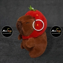PELUCHE LLAVERO PREMIUM - CARPINCHO-CAPIBARA DISFRAZ #1 (15CM APROX) (P1351)