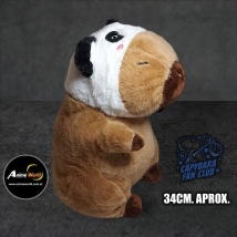 PELUCHE CARPINCHO-CAPIBARA DISFRAZ PANDA MEDIANO (33CM APROX) (P1354)