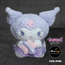 PELUCHE KUROMI IMPORTADO CON FLECHA #1 (33CM APROX) (P1362)