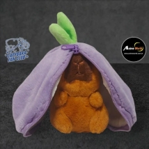 PELUCHE LLAVERO PREMIUM - CARPINCHO-CAPIBARA FRUTA #3 (15CM APROX) (P1369)