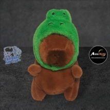 PELUCHE LLAVERO PREMIUM - CARPINCHO-CAPIBARA DISFRAZ #3 (15CM APROX) (P1372)