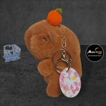 PELUCHE LLAVERO PREMIUM- CARPINCHO-CAPIBARA CON MUSICA #1 (15CM APROX) (P1376)