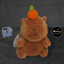 PELUCHE LLAVERO PREMIUM- CARPINCHO-CAPIBARA CON SONIDO #1 (15CM APROX) (P1378)