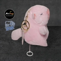 PELUCHE LLAVERO PREMIUM- CARPINCHO-CAPIBARA CUERDA COLA #2 (15CM APROX) (P1382)