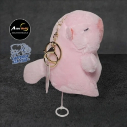 PELUCHE LLAVERO PREMIUM- CARPINCHO-CAPIBARA CUERDA COLA #2 (15CM APROX) (P1382)