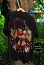 REMERA ALGODON IMPORTADO + SAINT SEIYA #1 (TALLA S) (R1004)