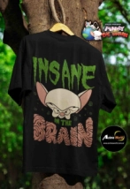 REMERA ALGODON IMPORTADO + PINKY Y CEREBRO #1 (TALLA M) (R1005)