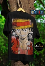 REMERA ALGODON IMPORTADO + ONE PIECE #3 (TALLA L) (R1023)