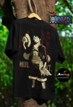 REMERA ALGODON IMPORTADO + ONE PIECE #5 (TALLA M) (R1025)