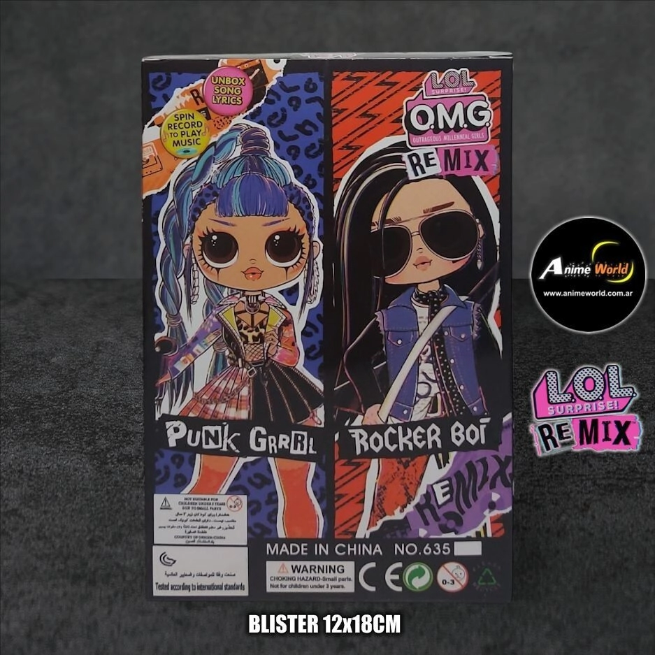 MU�ECA LOL OMG EN CAJA REPLICA #3 (BLISTER 12x18CM) (A0563)