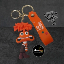 LLAVERO GOMA INTENSAMENTE ANSIEDAD (N0584)