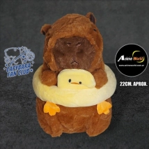 PELUCHE CARPINCHO-CAPIBARA SALVAVIDAS #2 (22CM APROX) (P1412)