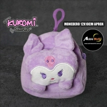 PELUCHE MONEDERO KUROMI #14 (12X10CM APROX) (P1424)