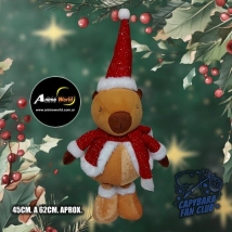 PELUCHE CARPINCHO-CAPIBARA NAVIDAD PATILARGAS #1 (45CM A 62CM APROX) (P1426)
