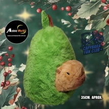 PELUCHE CARPINCHO-CAPIBARA CON PALTA #1 (35CM APROX) (P1428)