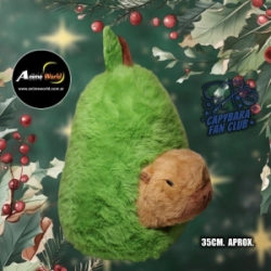 PELUCHE CARPINCHO-CAPIBARA CON PALTA #1 (35CM APROX) (P1428)
