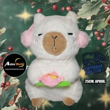 PELUCHE CARPINCHO-CAPIBARA CON AURICULAR #2 (25CM APROX) (P1430)