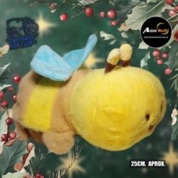 PELUCHE CARPINCHO-CAPIBARA ABEJA REVERSIBLE #1 (25CM APROX) (P1431)