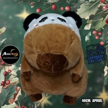 PELUCHE CARPINCHO-CAPIBARA DISFRAZ PANDA GRANDE (40CM APROX) (P1436)