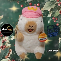 PELUCHE LLAVERO PREMIUM - CARPINCHO-CAPIBARA MCDONALDS #2 (12CM APROX) (P1440)