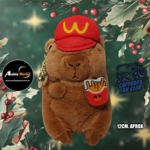PELUCHE LLAVERO PREMIUM - CARPINCHO-CAPIBARA MCDONALDS #3 (12CM APROX) (P1441)