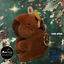 PELUCHE LLAVERO PREMIUM - CARPINCHO-CAPIBARA VINCHA #1 (13CM APROX) (P1447)