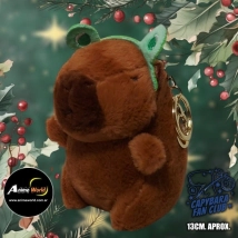 PELUCHE LLAVERO PREMIUM - CARPINCHO-CAPIBARA VINCHA #3 (13CM APROX) (P1449)