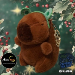 PELUCHE LLAVERO PREMIUM - CARPINCHO-CAPIBARA VINCHA #3 (13CM APROX) (P1449)
