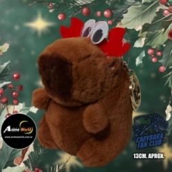 PELUCHE LLAVERO PREMIUM - CARPINCHO-CAPIBARA VINCHA #5 (13CM APROX) (P1451)