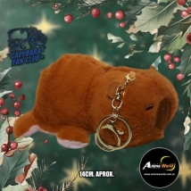 PELUCHE LLAVERO PREMIUM - CARPINCHO-CAPIBARA REVERSIBLE #1 (14CM APROX) (P1461)