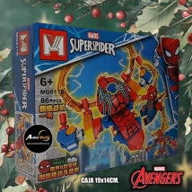 BLOQUE GENERICO - MG811B SPIDERMAN (19x14CM) (L0840)